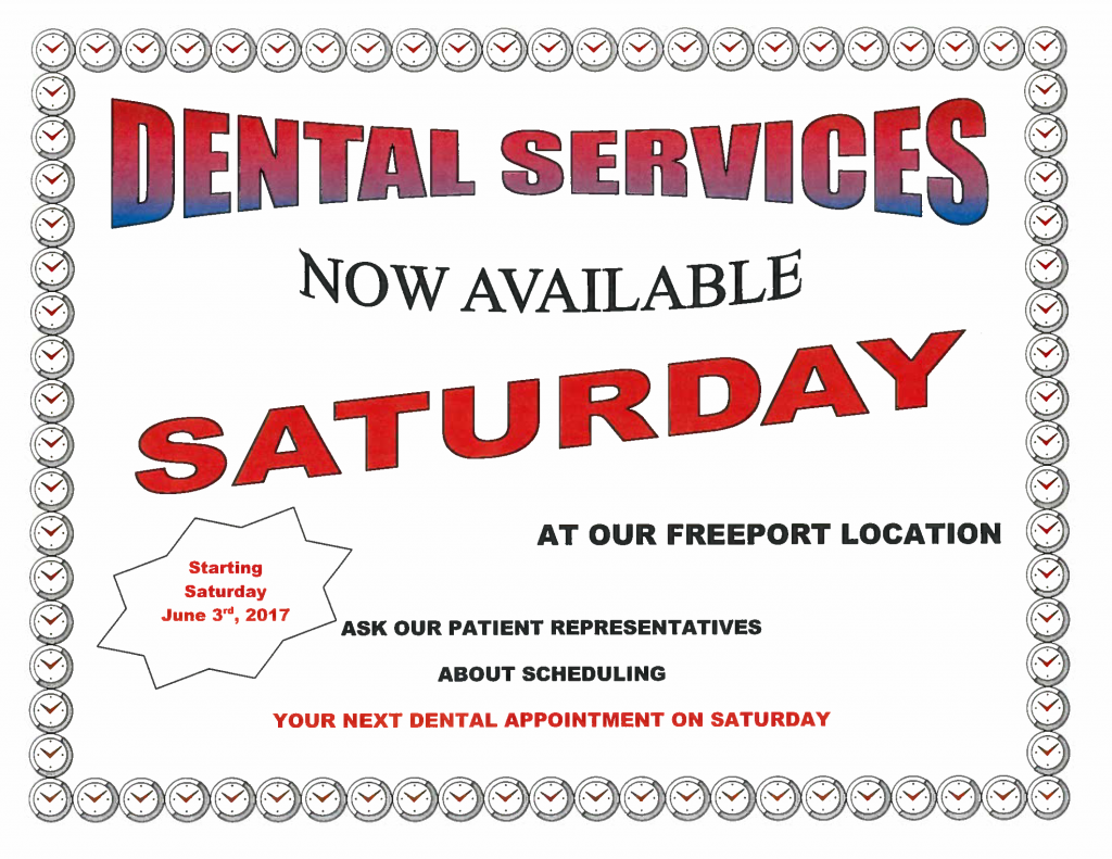 New Dental Department Service Hours